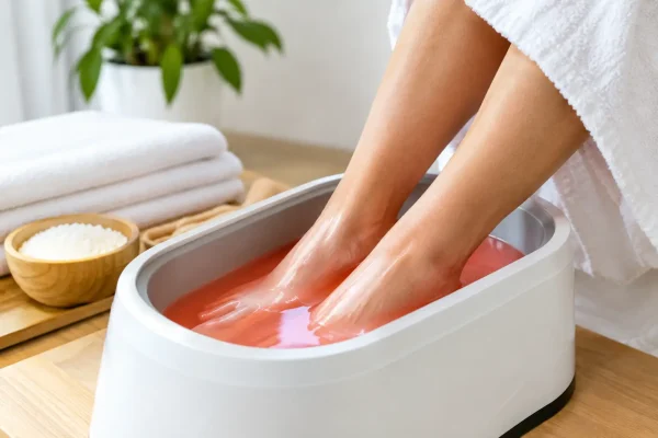Paraffin Therapy for Sore, Stiff Feet and Ankles